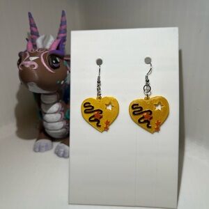 3D Printed Heart and Star Allergy Friendly Earrings